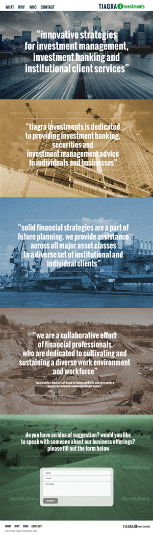 Tiagra Investments | Diseño Web por jeckx2