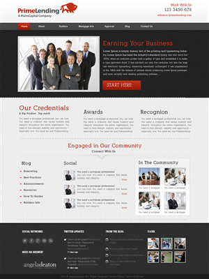 Wordpress Design by webxvision