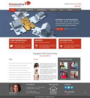Design Wordpress par pb pour Atomic Design & Consulting | Design : #2322590