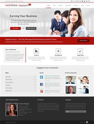 Design Wordpress par OM pour Atomic Design & Consulting | Design : #2339488