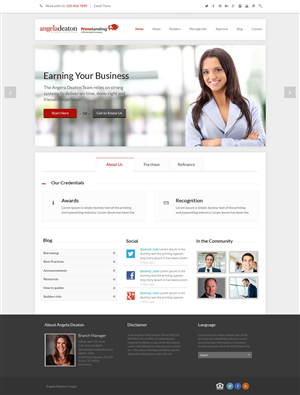 Design Wordpress par OM pour Atomic Design & Consulting | Design : #2345340