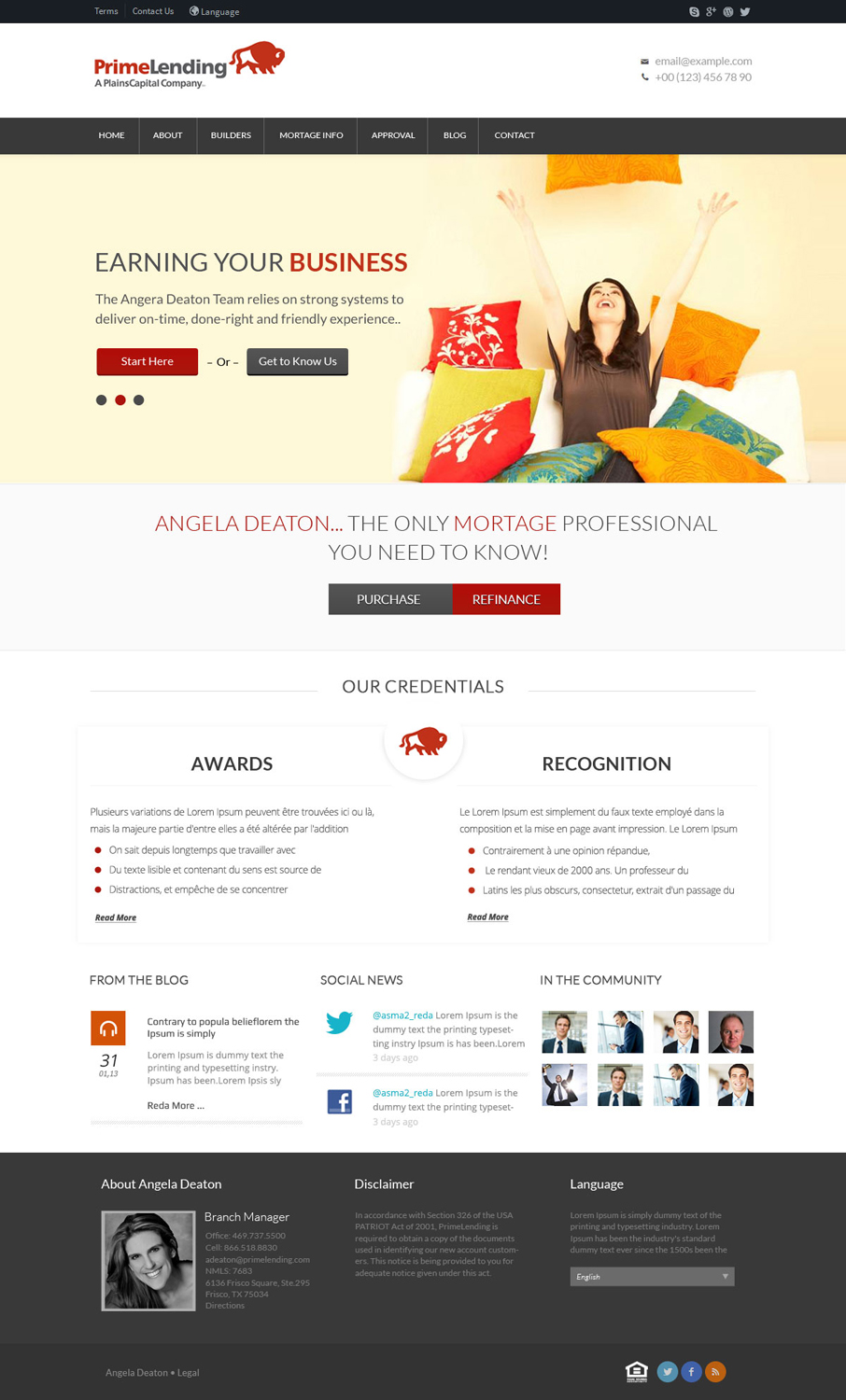 Wordpress Design by OM for Atomic Design & Consulting | Design #2357393