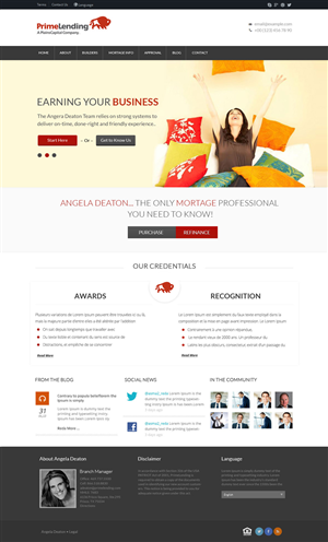 Design Wordpress par OM pour Atomic Design & Consulting | Design : #2357393