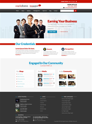 Design Wordpress par TechWise pour Atomic Design & Consulting | Design : #2340750