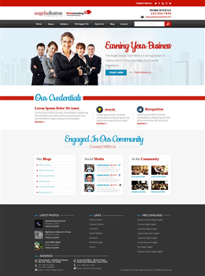 Design Wordpress par TechWise pour Atomic Design & Consulting | Design : #2340753