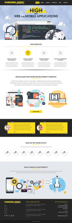 Web Design by RupalTechno for Insidelogic | Design: #11441941