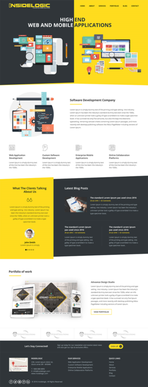 Web Design by RupalTechno for Insidelogic | Design: #11441952