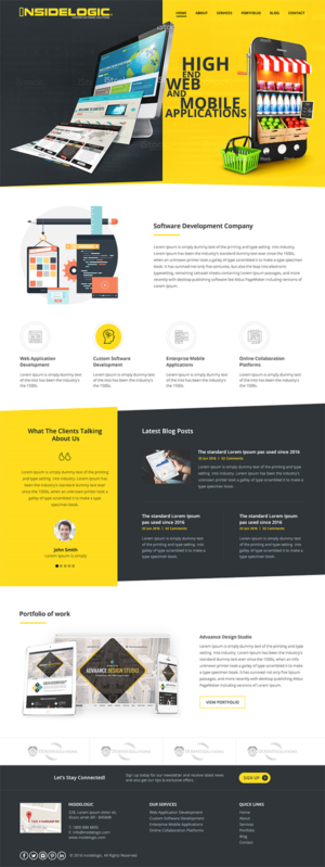 Web Design by RupalTechno for Insidelogic | Design: #11450401