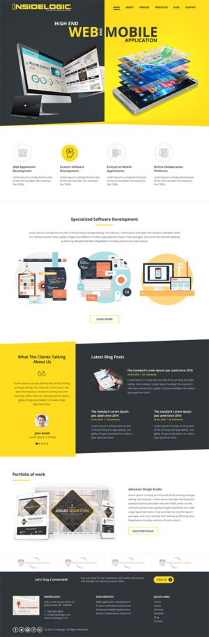 Web Design by RupalTechno for Insidelogic | Design: #11451439