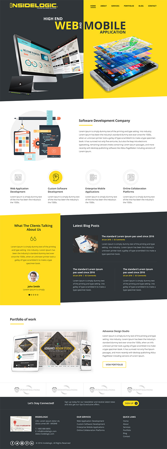 Web Design by RupalTechno for Insidelogic | Design #11468135