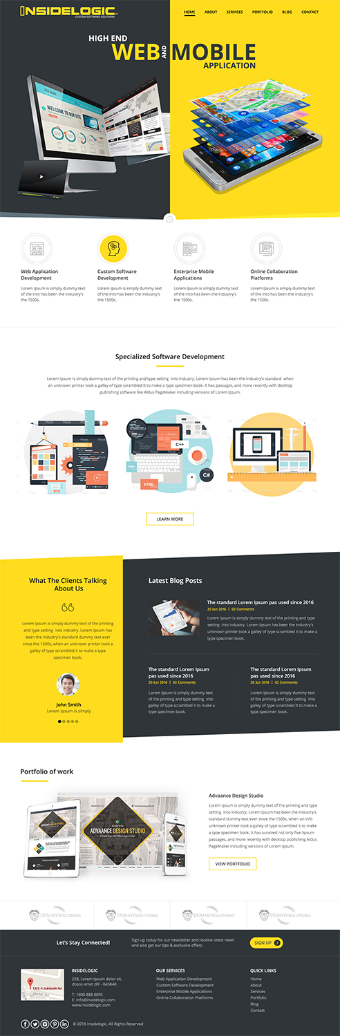 Web Design by RupalTechno for Insidelogic | Design: #11468144
