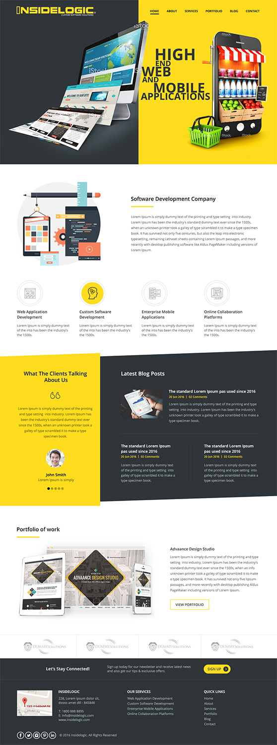 Web Design by RupalTechno for Insidelogic | Design #11468147