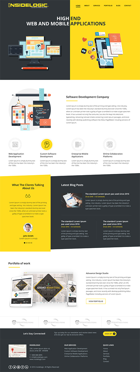 Web Design by RupalTechno for Insidelogic | Design #11468151