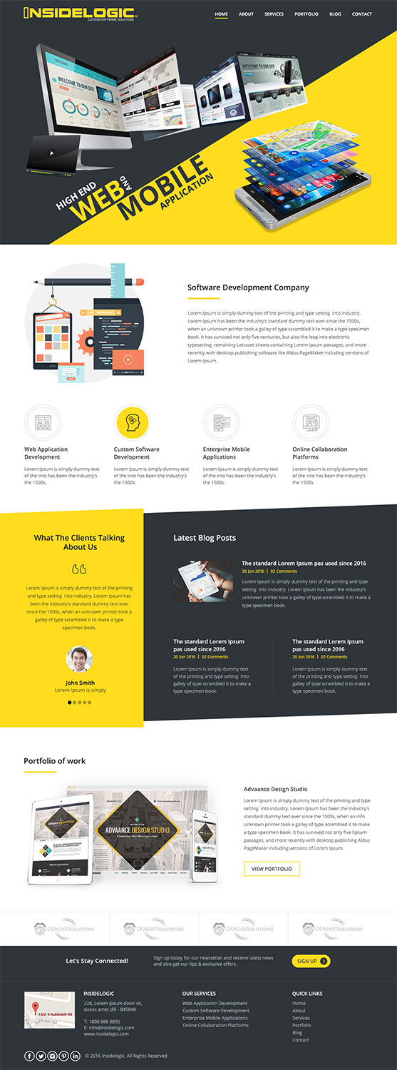 Web Design by RupalTechno for Insidelogic | Design #11468158