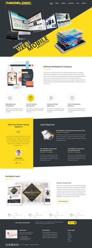 Web Design by RupalTechno for Insidelogic | Design: #11468158