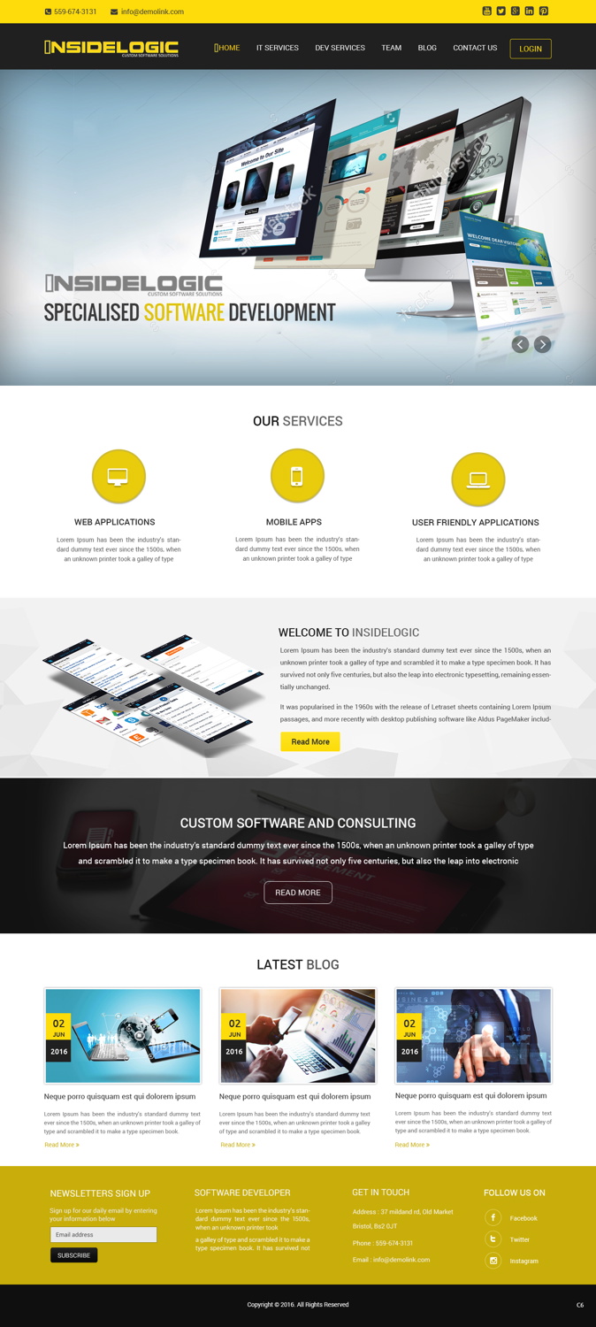 Web Design by pb for Insidelogic | Design #11408683