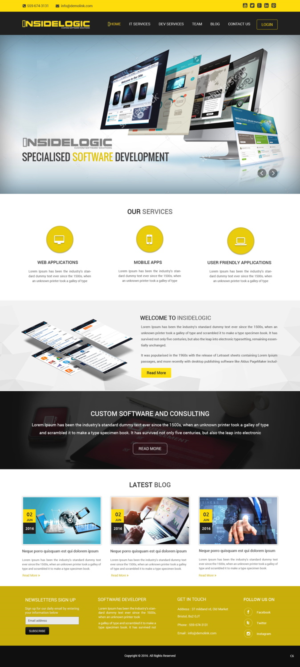 Web Design by pb for Insidelogic | Design: #11408683