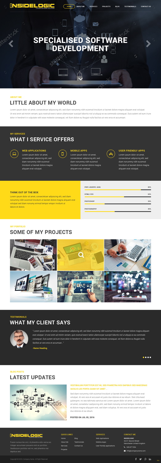 Web Design by pb for Insidelogic | Design #11408684