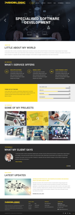 Web Design by pb for Insidelogic | Design: #11408684