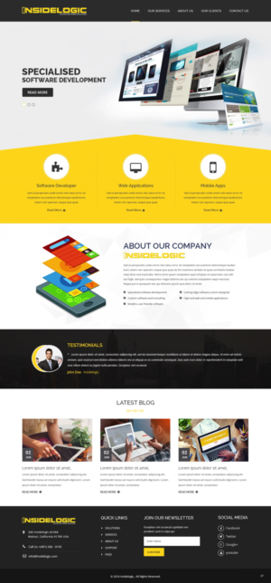 Web Design by pb for Insidelogic | Design: #11408685
