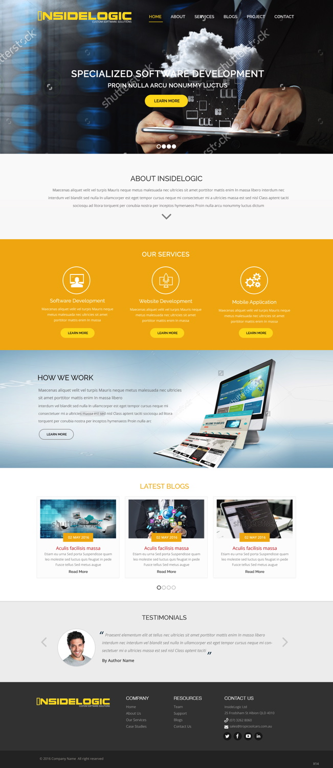 Web Design by pb for Insidelogic | Design #11408686