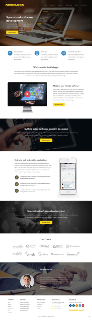 Web Design by pb for Insidelogic | Design: #11414821