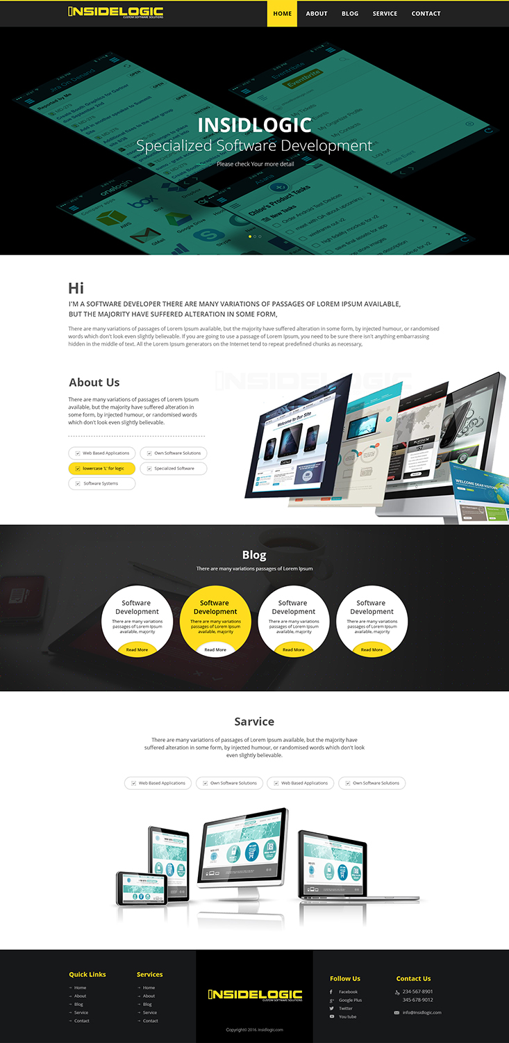 Web Design by the-lion-king for Insidelogic | Design #11451639