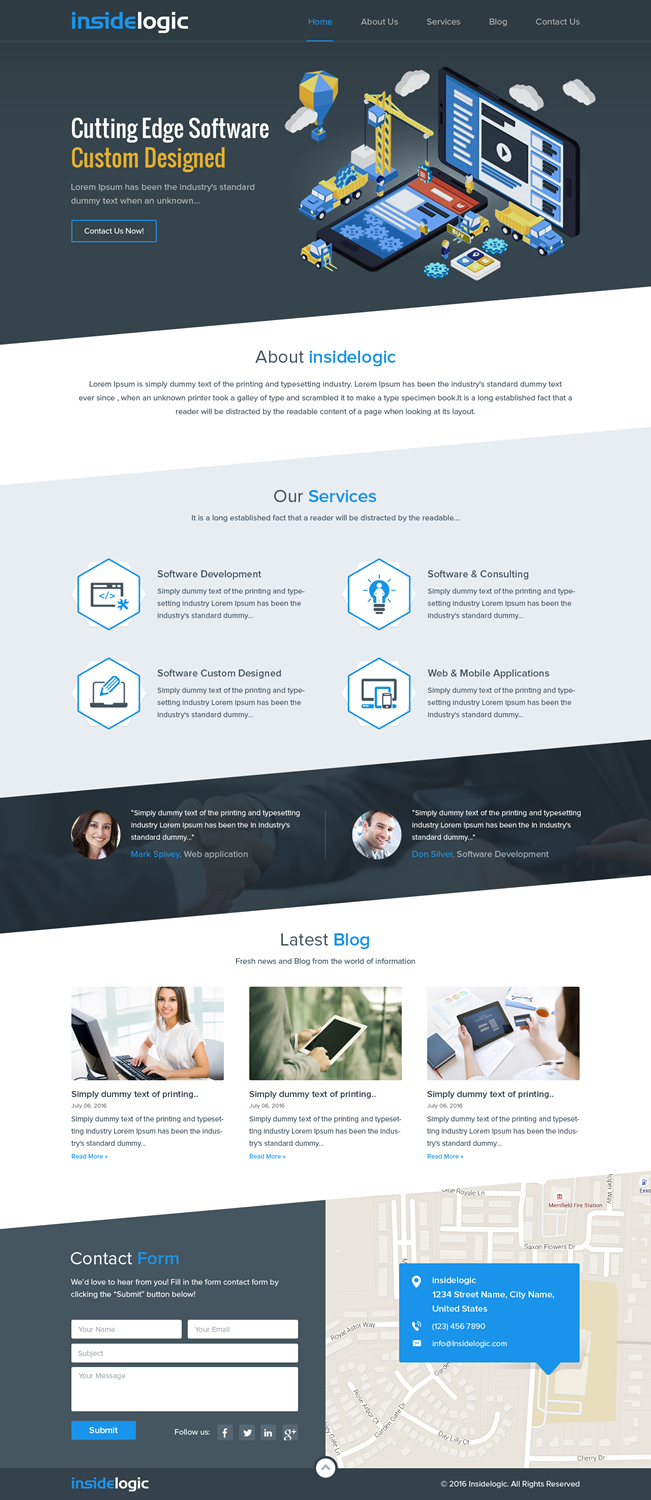 Web Design by Sbss for Insidelogic | Design #11405763