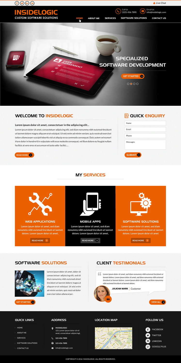Web Design by Sbss for Insidelogic | Design #11405895