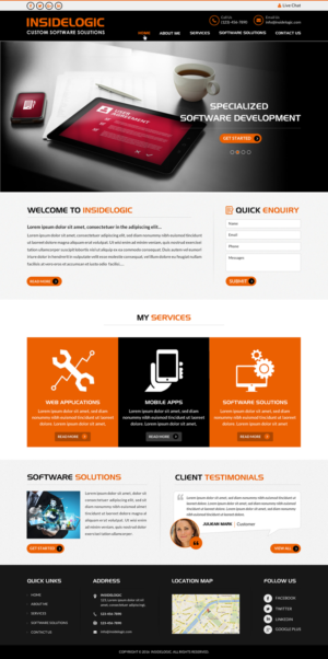 Web Design by Sbss for Insidelogic | Design: #11405895