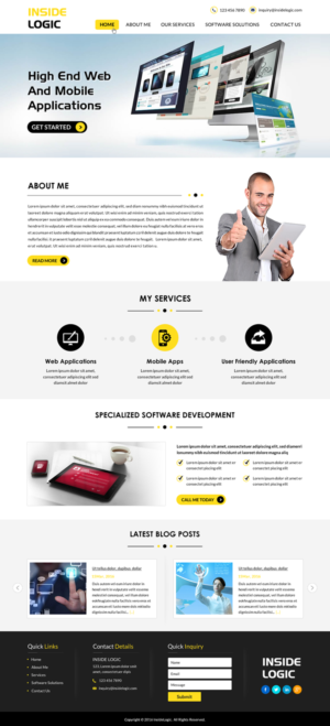 Web Design by Sbss for Insidelogic | Design: #11405896