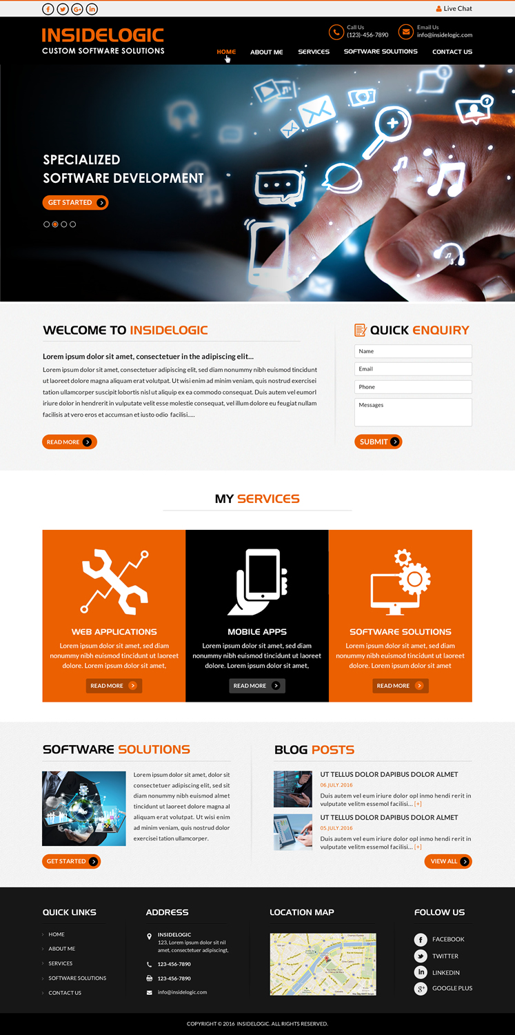 Web Design by Sbss for Insidelogic | Design #11405897