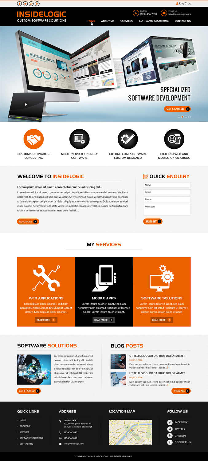 Web Design by Sbss for Insidelogic | Design #11405902