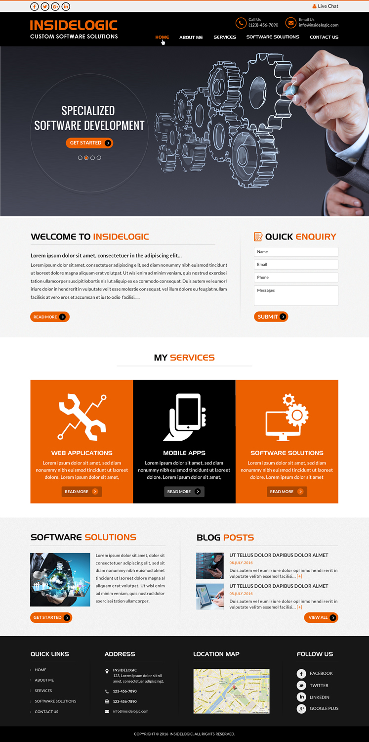Web Design by Sbss for Insidelogic | Design #11405903