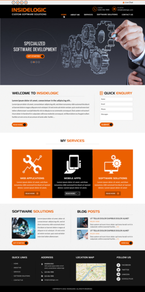Web Design by Sbss for Insidelogic | Design: #11405903