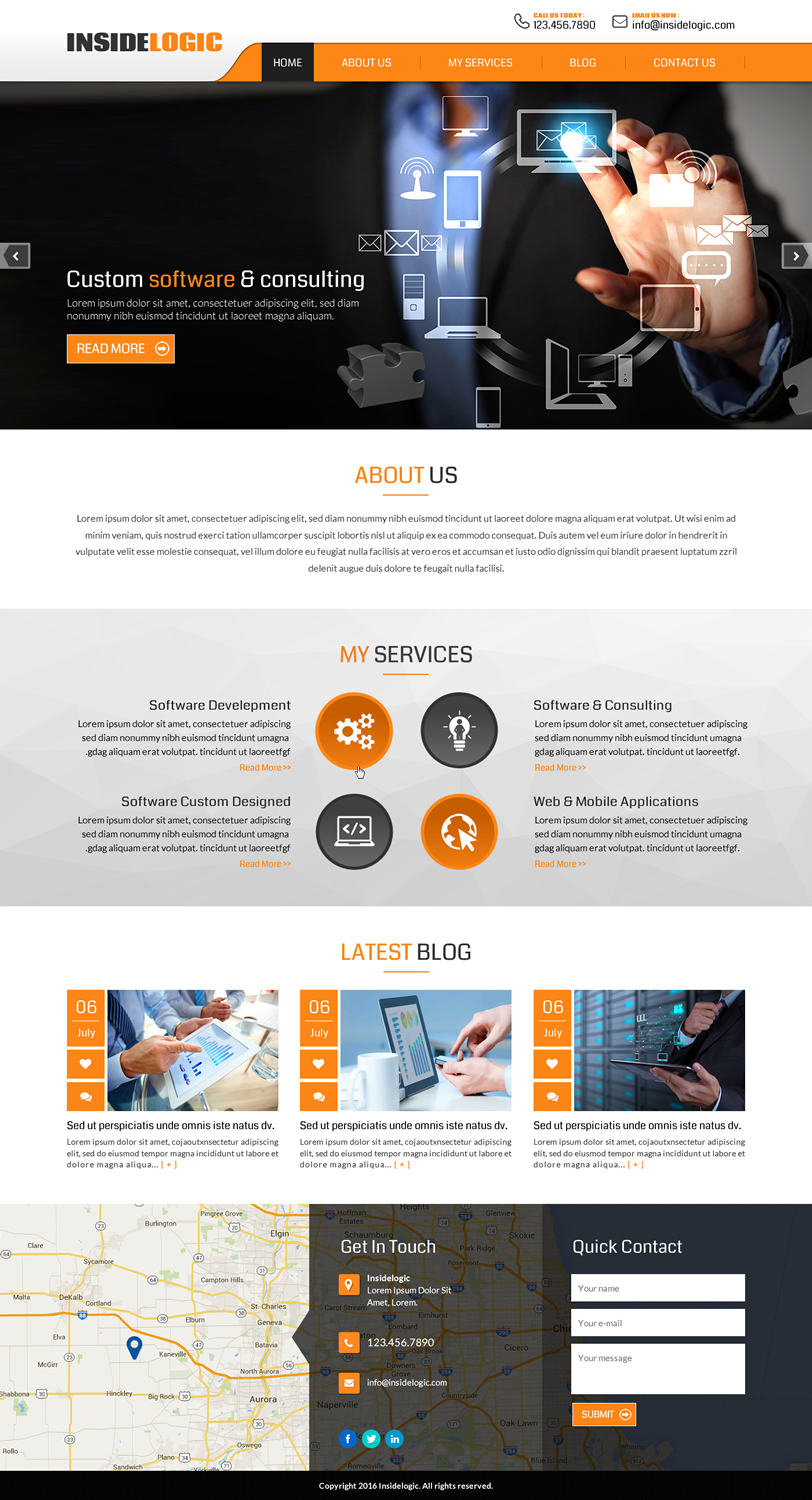 Web Design by Sbss for Insidelogic | Design #11408169