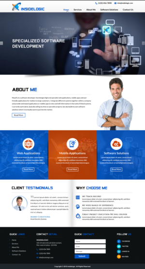 Web Design by Sbss for Insidelogic | Design: #11409286