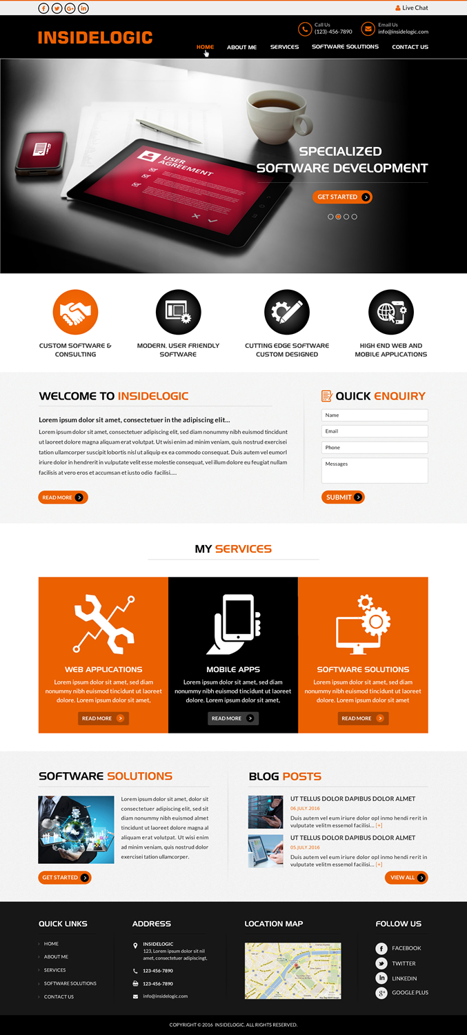 Web Design by Sbss for Insidelogic | Design #11409291
