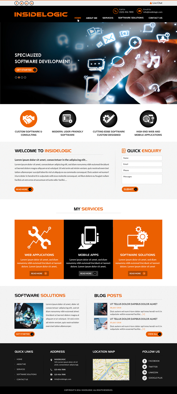 Web Design by Sbss for Insidelogic | Design #11409292