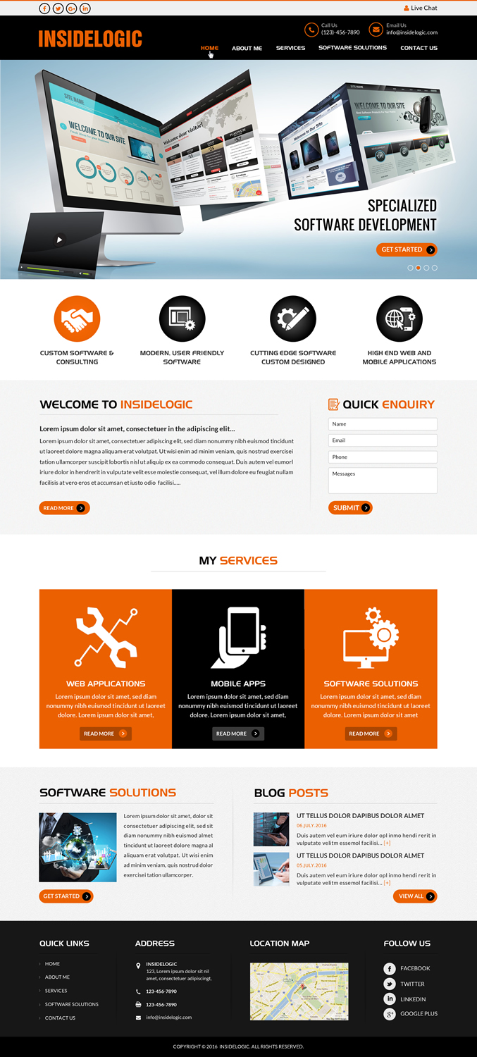 Web Design by Sbss for Insidelogic | Design #11409293