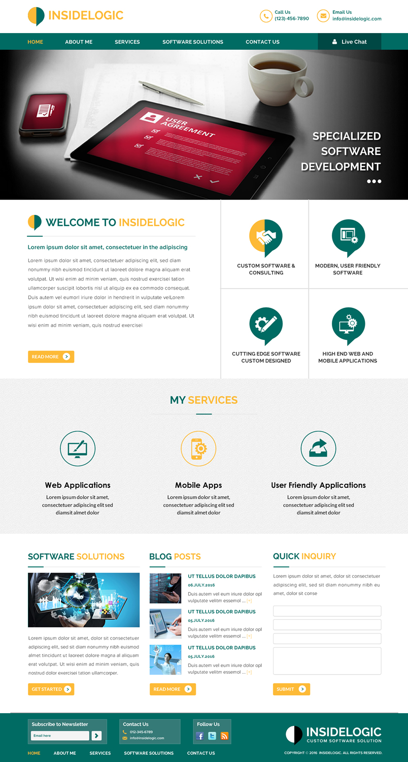 Web Design by Sbss for Insidelogic | Design #11416639