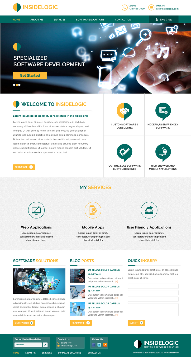 Web Design by Sbss for Insidelogic | Design #11416640
