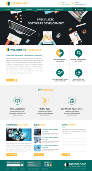 Web Design by Sbss for Insidelogic | Design: #11416641