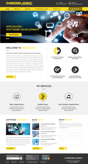Web Design by Sbss for Insidelogic | Design: #11441843