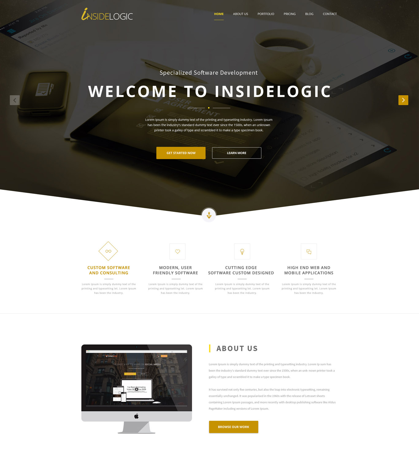 Web Design by UniqueDesignz for Insidelogic | Design #11464679
