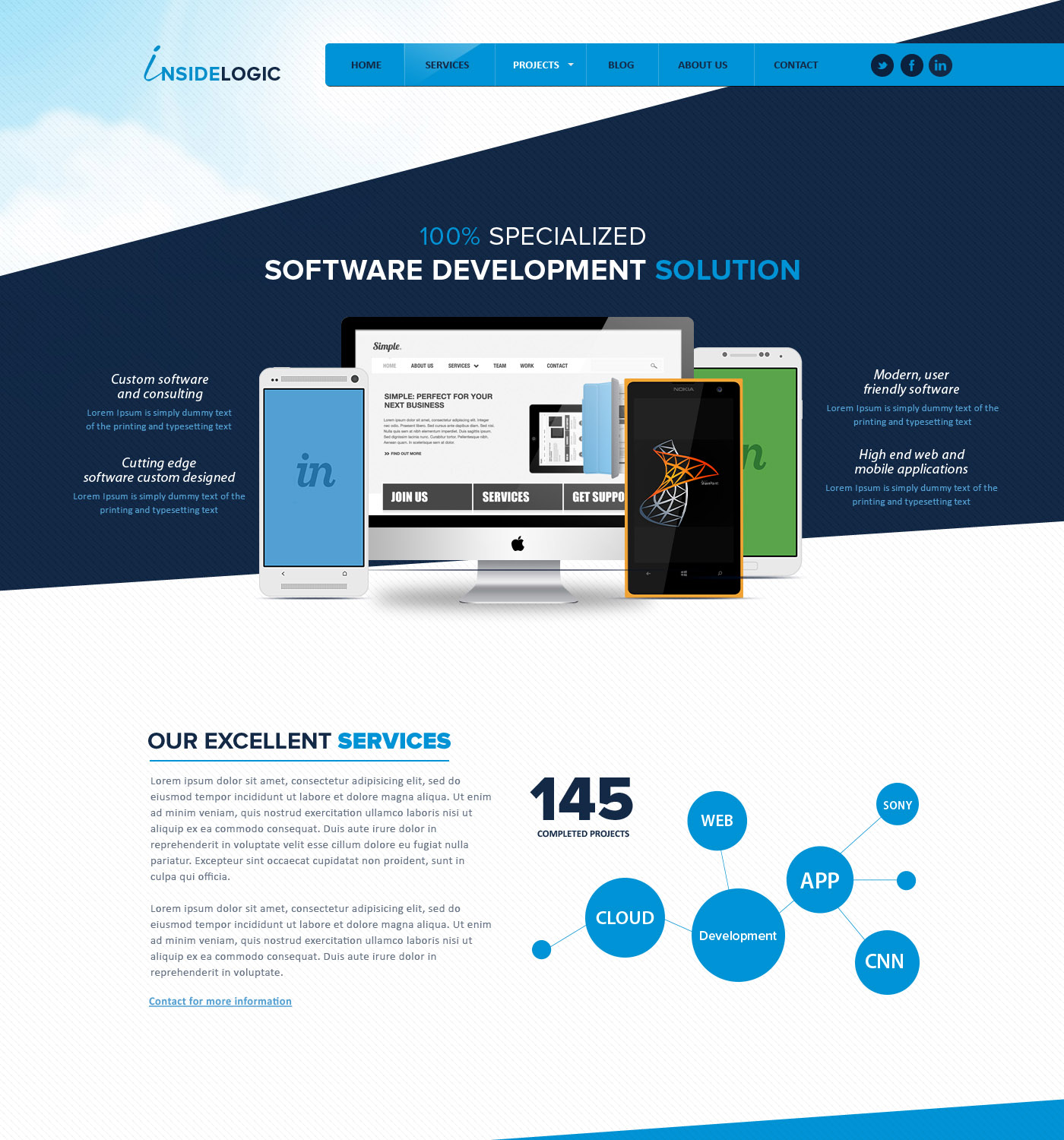 Web Design by UniqueDesignz for Insidelogic | Design #11468333