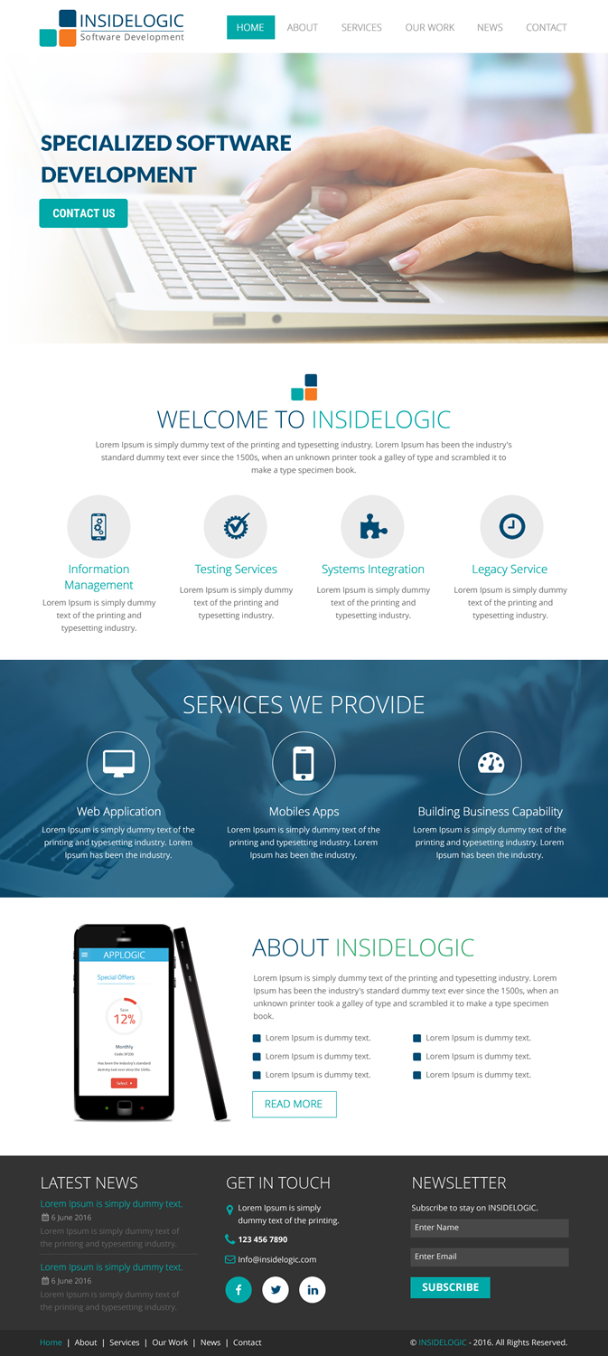 Web Design by rightway for Insidelogic | Design #11406858