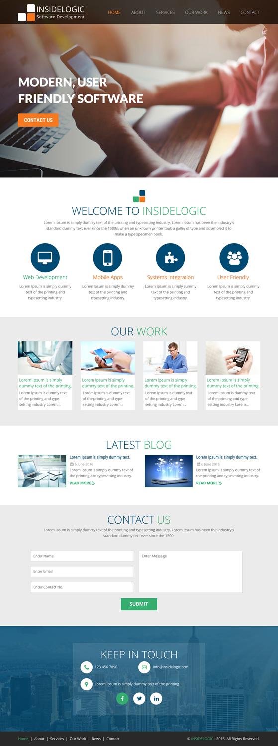 Web Design by rightway for Insidelogic | Design #11406863