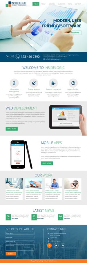 Web Design by rightway for Insidelogic | Design: #11406870