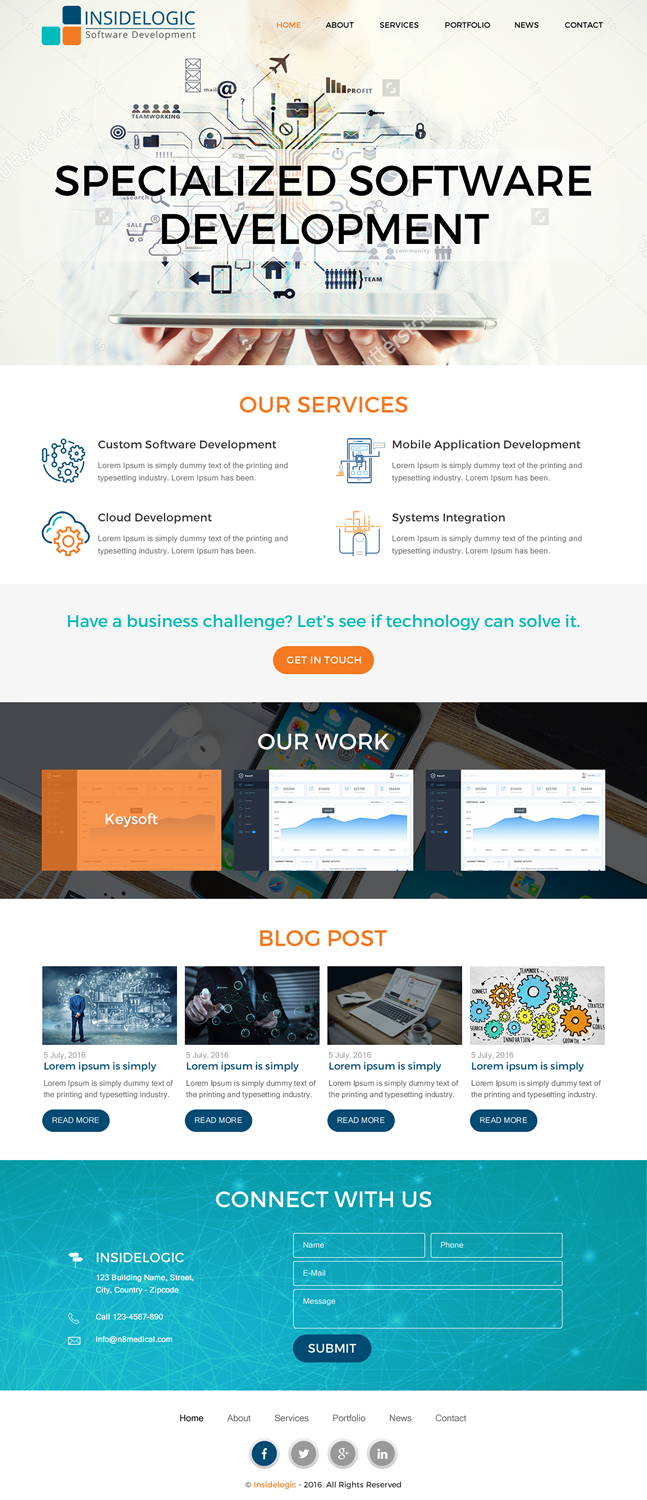 Web Design by rightway for Insidelogic | Design #11406899
